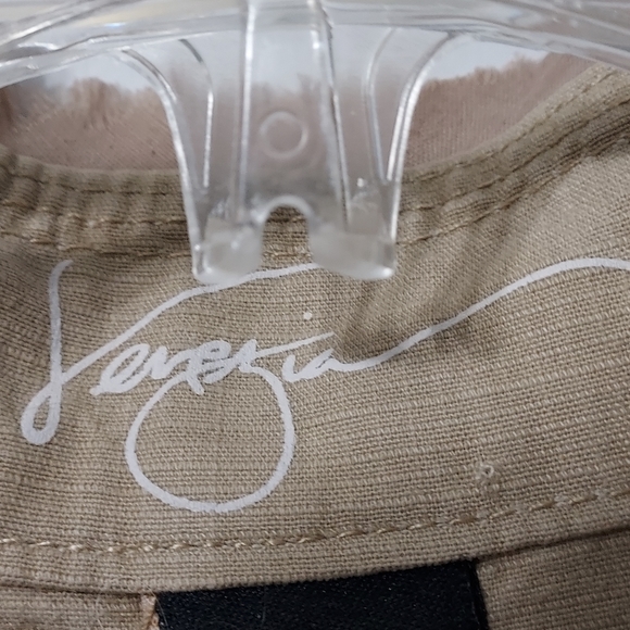 Lane Bryant Venezia Cropped Button Down Jacket Women's Plus Size 14/16 Tan - Picture 4 of 9